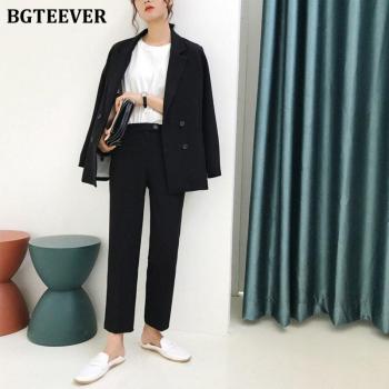 Set Casual BGTEEVER Blazer y Pantalón de Hombre en Verde Luz