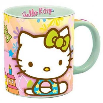 Keramik-Tasse Hello Kitty Regenbogen
