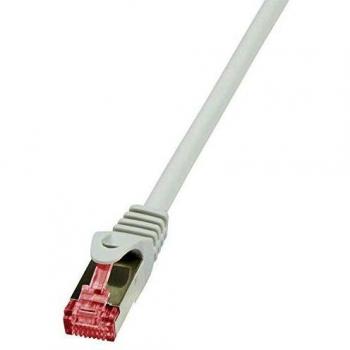 LogiLink CQ2092S RJ45 Netzwerkkabel, Patchkabel CAT 6 S/FTP 10.00m Grau
