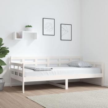 White Solid Wood Pine Day Bed 90x190 cm