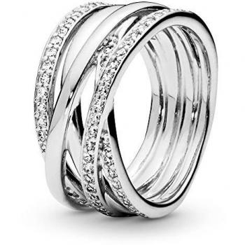 Bague Pandora Signature Perlé – sans couleur