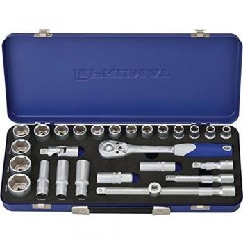 Kit PROMAT: 27 llaves vaso ½” ancho 10