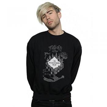 Blusa Deportiva Negro S Harry Potter Mapa de los Maraudores