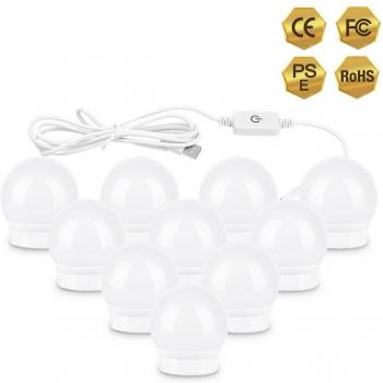 Miroir Vanity Light 12 V – Kit d’amplification 6/10/14