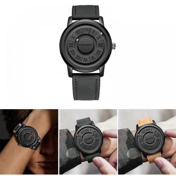 Reloj de Personalidad Única con Correa Negra