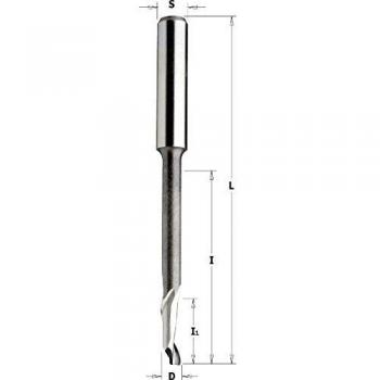 CMT Orange 189.050.51 Fraise hélicoïdale HSS pour aluminium/PVC d=5x18/35x80 s=8 DX