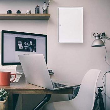 Rottner 1530 S50 Key Organizer – 50‑Key, Hook Strip Adjustability – White