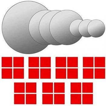 Sonata 7-Piece Circular Mirror Collection