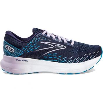 Brooks Glycerin 20 Women's Running Shoes, Medium, Peacoat/Ocean/Pastel Lilac, Size 8.0
