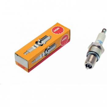 Bougie d'allumage de série BR8HS – longueur culot 12,7 mm, cuivre central, couleur olive