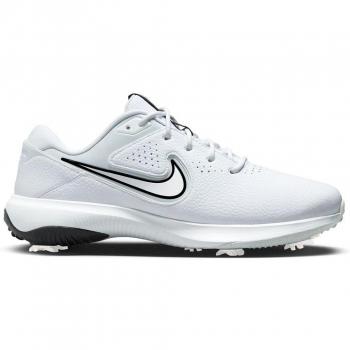 Nike Spiked Victory Pro 3 Golf Shoe, White/Black, 8.5 M