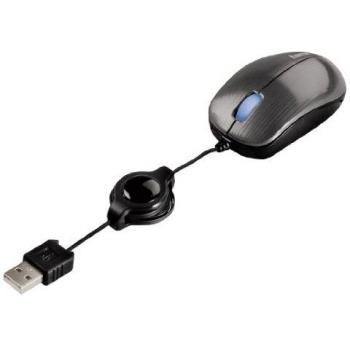 Optische Hama M472 Laptop-Maus – Schnurgebunden, grau