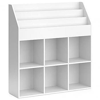 Vicco Bücherregal Weiß 107.2 x 114.2 cm