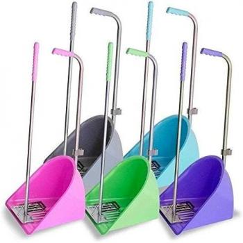 Pala Recogedora de Gran Capacidad y Rastrillo Gorila en Color Azul