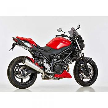 SHARK DSX-7 échappement en acier inoxydable et carbone brossé