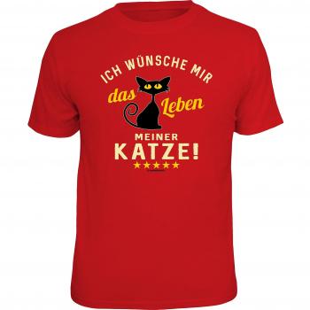 Feline Glück XL Original – “Ich wünsche mir das Leben meiner Katze” (Nr.1531)