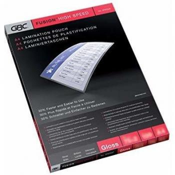 GBC A4 Lucidi Pouch 100x1, Trasparente 75µ