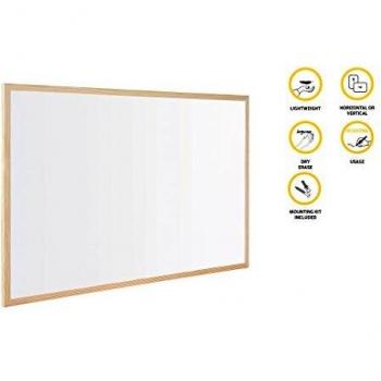 Pizarra Bi-Office 60x90 con Marco de Madera