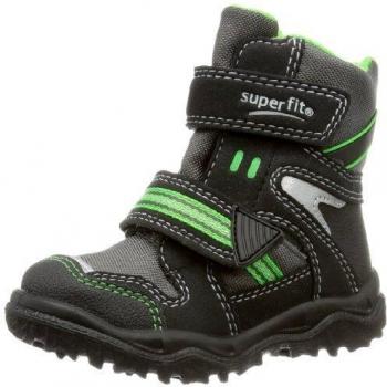 Superfit Husky, Stivali Bambino, Senza Chiusura, Nero (Schwarz Kombi 02)