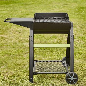 Barbecue Charbon de Bois sur Chariot