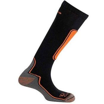 Calcetín de esquí térmico regulable en color negro, talla M de la marca MUNDSOCKS con Lana Merino