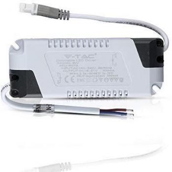Dimmable LED Mini Panel Driver, V‑Tac 6 W Output