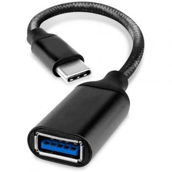Tige OTG USB‑C → USB‑A pour Galaxy S23 Ultra, câble aluminium robuste