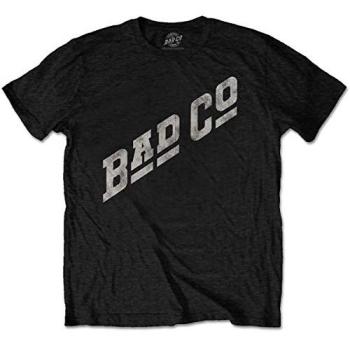 Bad Company Black Slant Logo Top – M