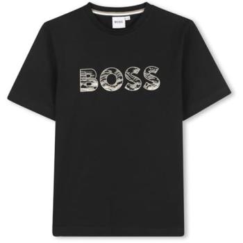 T-shirt Garçon BOSS 8 ans Couleur Noir
