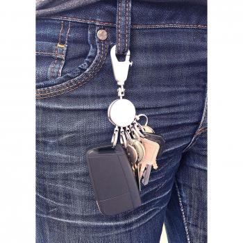 Matt verzinkter rundlicher Schlüsselhaken – TROIKA KYR60/MC