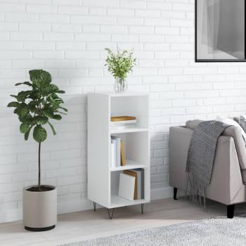 Contemporary High Gloss White Sideboard 34.5x32.5x90 cm