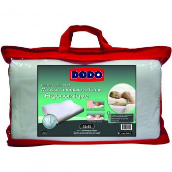 DODO Oreiller Ergonomique 32x52 cm