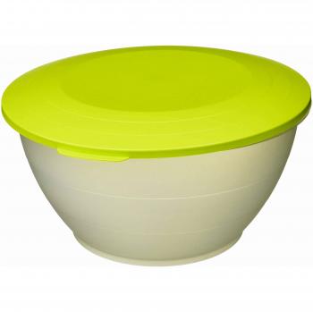 Olympia PP‑Schüsselsatz – 2‑teilige grün/weiße Set (31,8 × 31 × 16,3 cm)