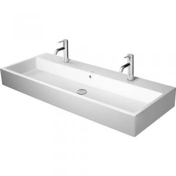 Vero Air Lavabo 120×47 cm Blanc – Modèle à Trop‑plein, sans ouverture pour robinet
