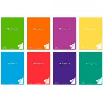 Cuaderno A5 90gr 48 hojas cuadrícula 4x4 pack de 6