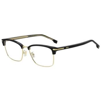 BOSS 1794/F Asian Fit 2M2 Men’s Black Eyeglasses – Size 54, Free Lenses & Blue Light Block