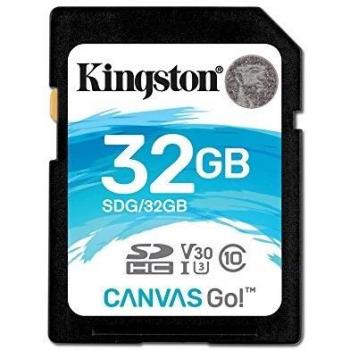 Kingston Canvas Go! 32GB Tarjeta SD UHS-I Clase 10