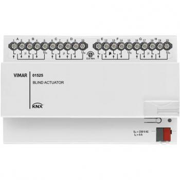 Attuatore Vimar per 8 Tapparelle KNX