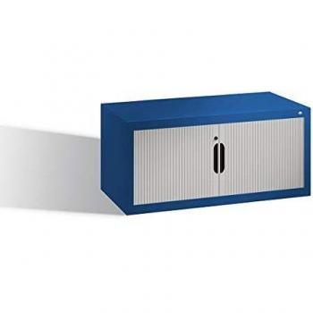 C+P Rollladen-Aufsatzschrank, enzianblau/lichtgrau