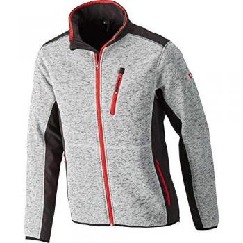 Softshell Fortis 2XL en Gris Brillante y Rojo