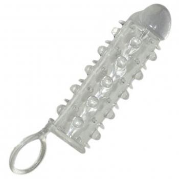 Crystal Skin Penis-Hülle mit Hodenring