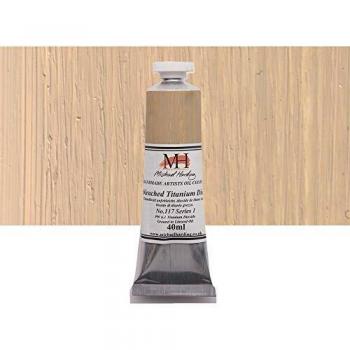 Michael Harding Artist Oil Colour 40ml Unbleached Titanium
