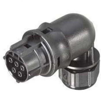Wieland RST‑Classic 20i5 – Steckverbinder „KB2 90“, schwarze Buchse
