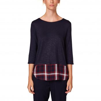 Camisa de Mujer Esprit 088ee1k011, Manga Larga, Azul (Navy 400)