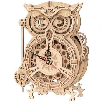 MADNESSTOYS MAQUETA MECANICA RELOJ BUHO MAQUETAS 34x23x5 Cms