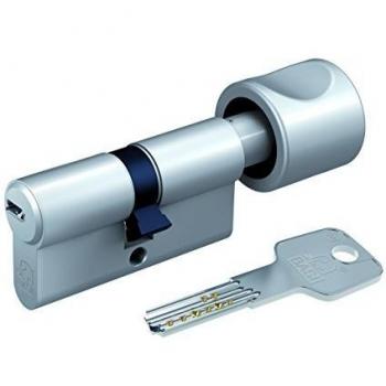 BM‑Knaufzylinder 35×45 mm – 3 Bohrmuldenschlüssel, gleichschließend