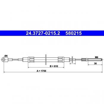 Cavo Freno ATE 24.3727-0215.2