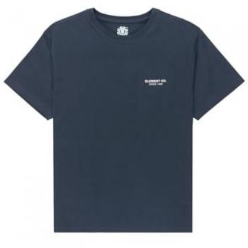 Element Co Kids Shirt – Gr. 8, 125–130 cm, Blau (Eclipse Navy), 100 % Baumwolle, Kurzärmlig