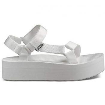 Teva Women's Flatform Universal Sandals – White, US 8