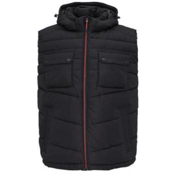 S.Oliver Outdoor‑Funktionsgesteppte Weste – abnehmbare Kapuze & Blende